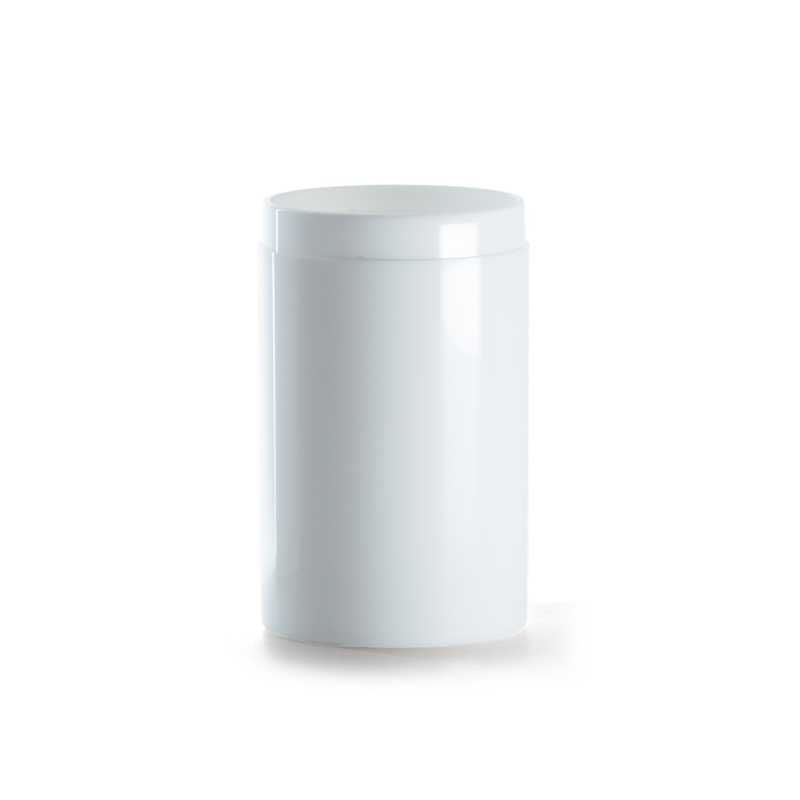 Flacone airless di plastica bianco, 30 ml