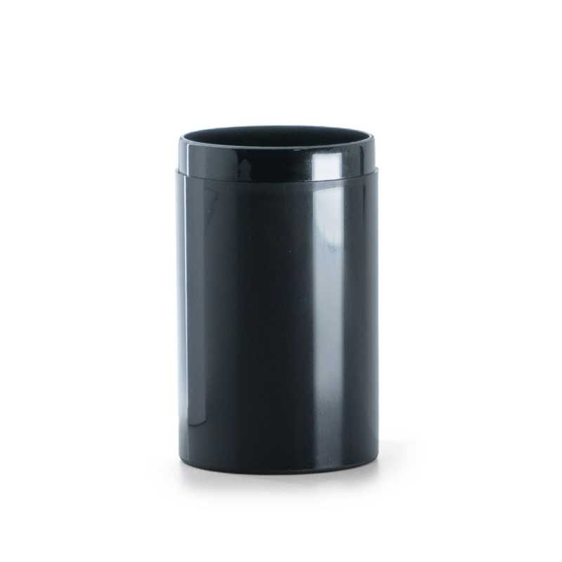 Flacone airless in plastica, nero, 30 ml