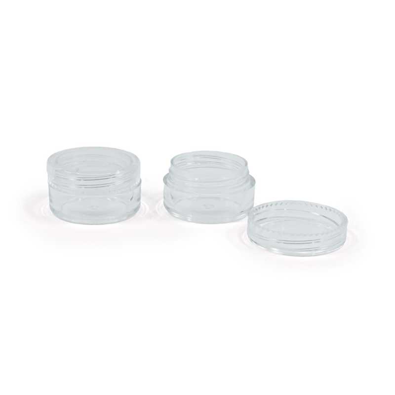 Vasetto in plastica trasparente, 5 ml