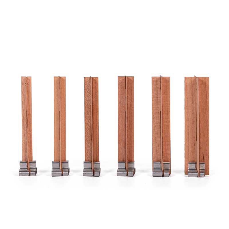 Stoppino in legno a croce 0,2 mm, 19,1 mm