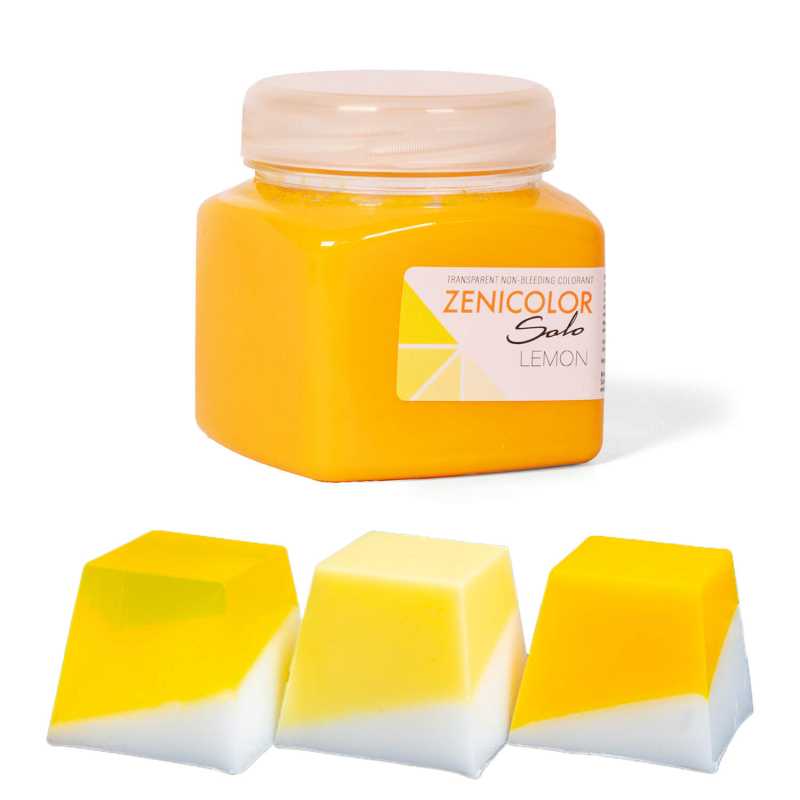 Colorante per base di sapone Melt & Pour, ZENICOLOR SOLO, Lemon, 250 g