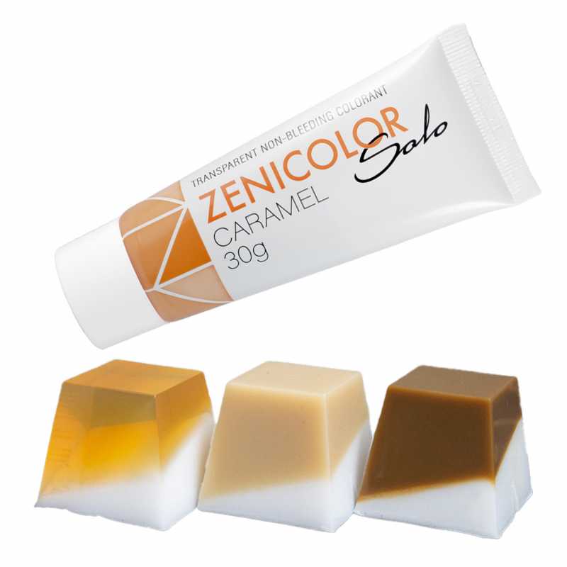 Colorante per base di sapone alla glicerina, ZENICOLOR SOLO, caramello, 30 g