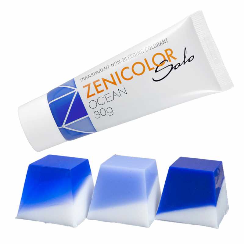 Colorante per base di sapone alla glicerina, ZENICOLOR SOLO, Ocean, 30 g