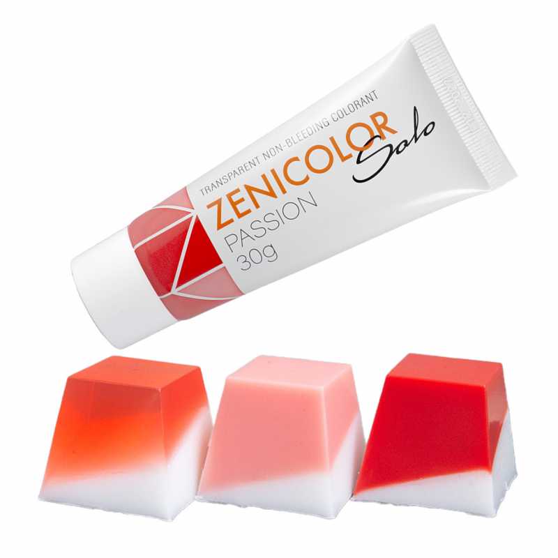 Colorante per base di sapone Melt & Pour, ZENICOLOR SOLO, Passion, 30 g