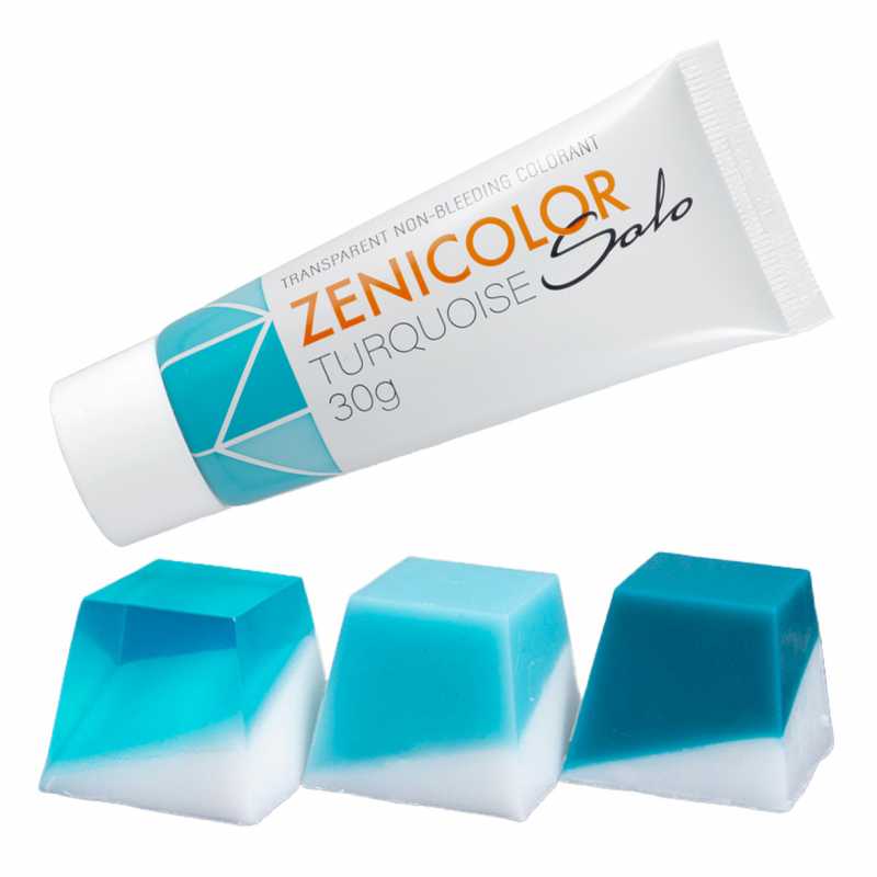 Colorante per basi di sapone Melt & Pour, ZENICOLOR SOLO, turchese, 30 g