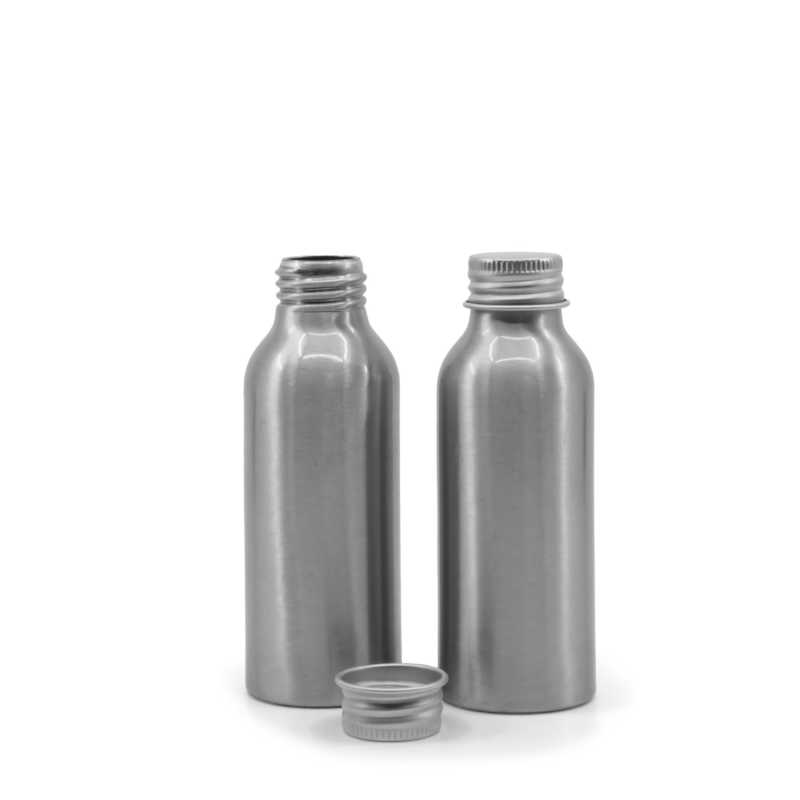 Flacone di alluminio con tappo in alluminio, 100 ml
