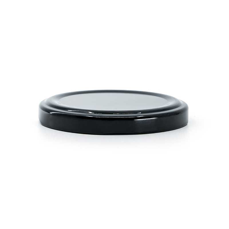 Coperchio in alluminio nero per vasetto