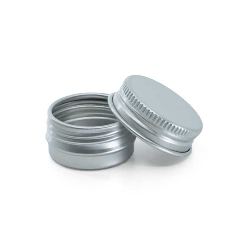 Vasetto alluminio argento, 5 ml, 29 mm