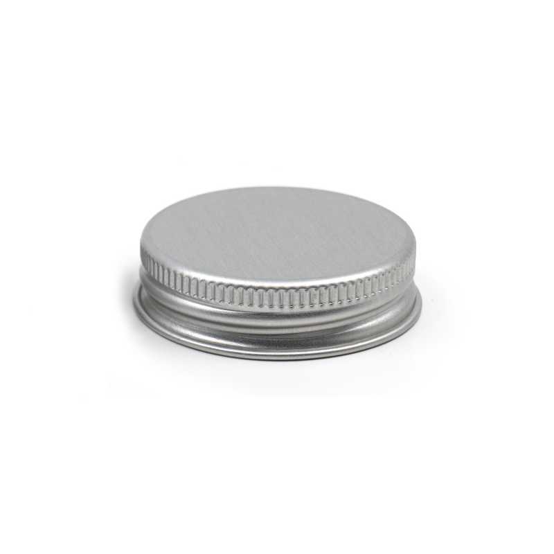 Tappo in alluminio argento, 48 mm