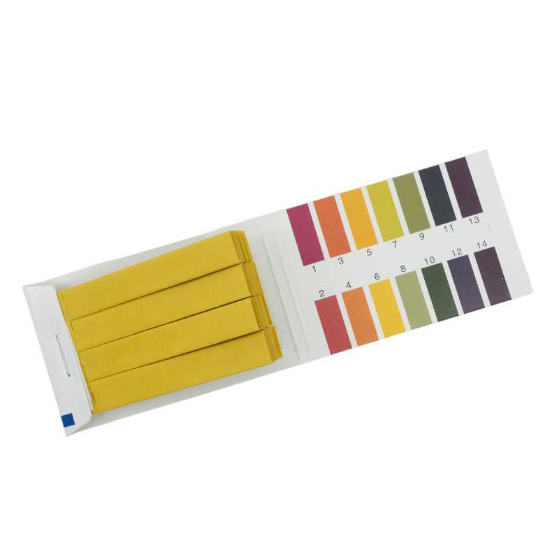 Strisce indicatrici di pH 1–14, 80 pz