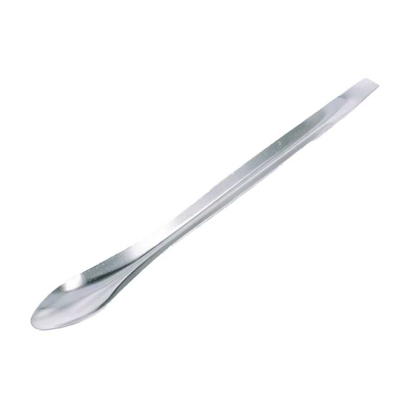 Spatola da laboratorio in acciaio inox con micro cucchiaio