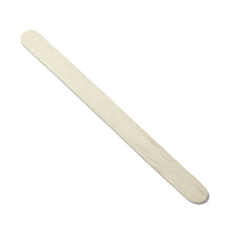 Spatola cosmetica, in legno, arrotondata, 11,5 cm, 50 pz