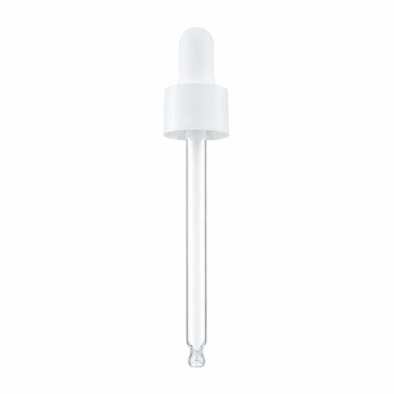 Contagocce, bianco opaco liscio, 71 mm