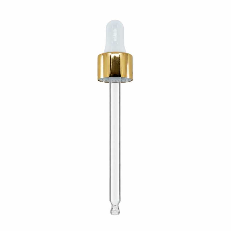 Contagocce, oro bianco, 103 mm