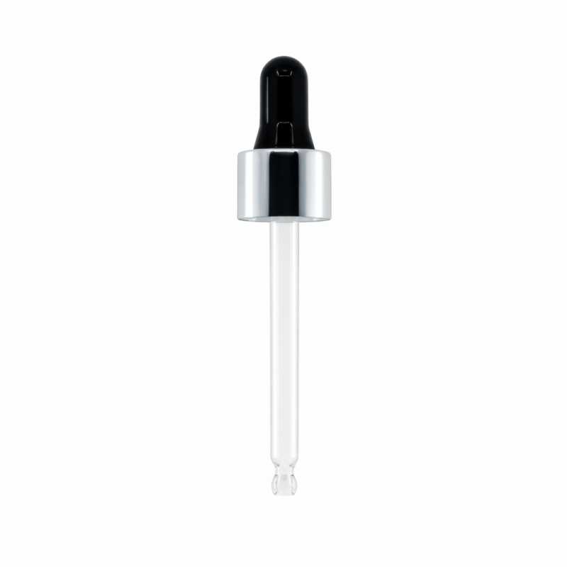 Contagocce, nero argento, 71 mm