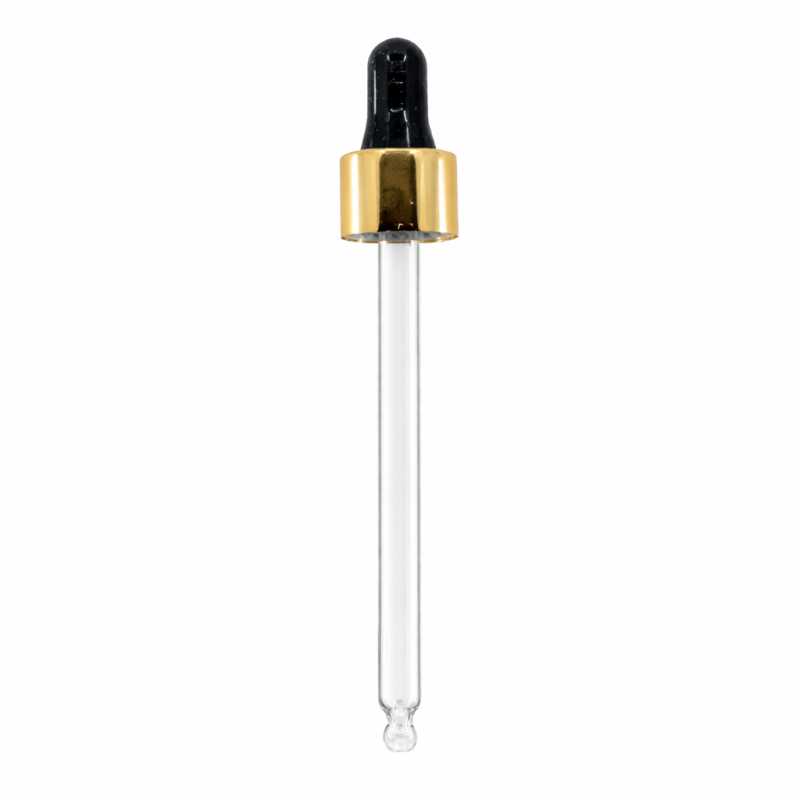 Contagocce, nero e oro, 103 mm