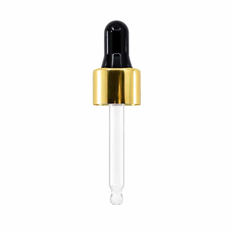 Contagocce, nero-oro, 53 mm