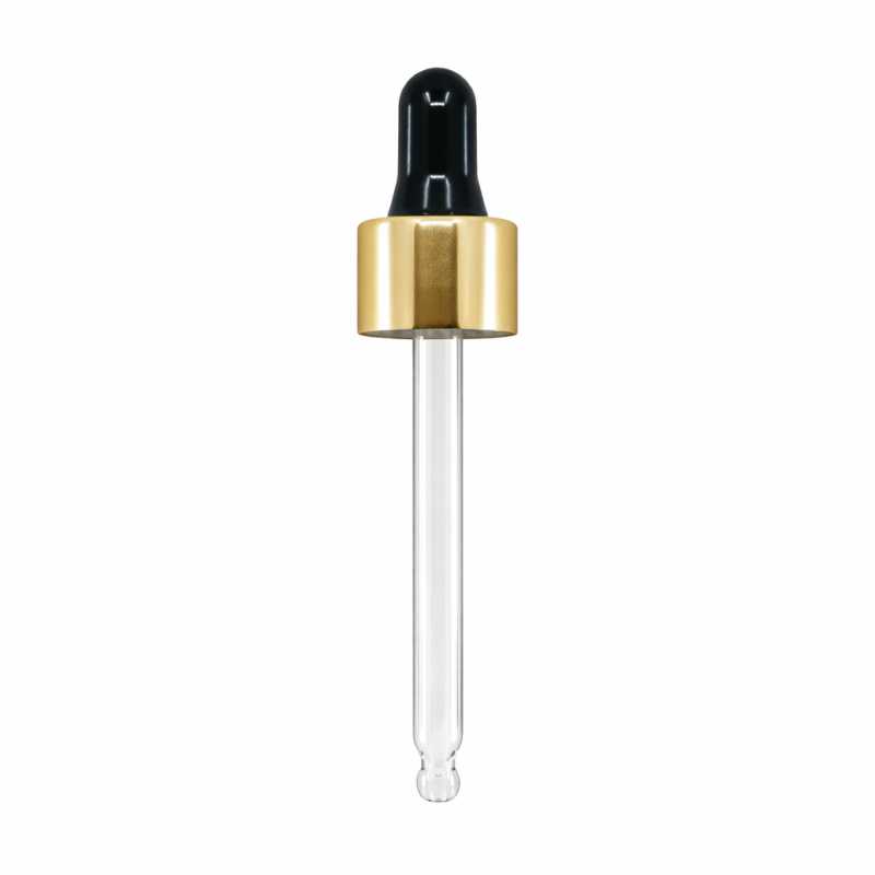 Contagocce, nero oro, 84 mm