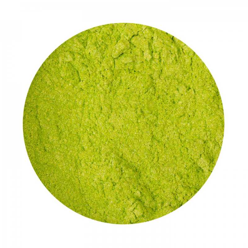 Polvere di pigmento di mica, Lime, 200 g