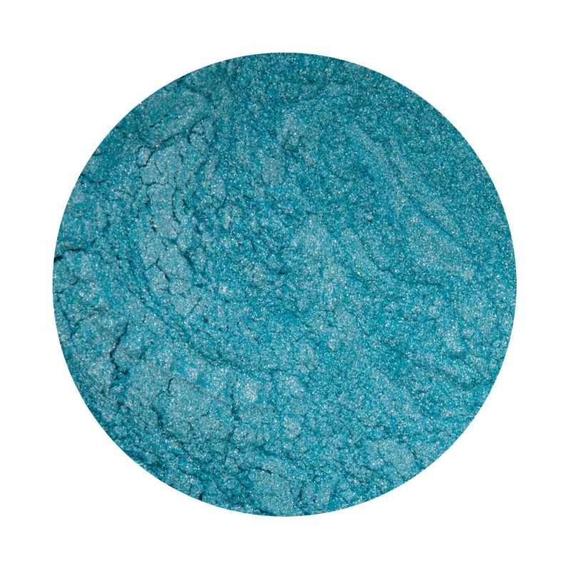 Mica, pigmento in polvere, Turquoise Delight, 10 g