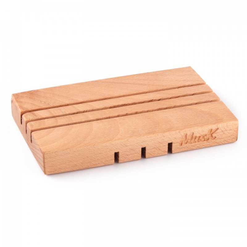 Portasapone, legno, piatto