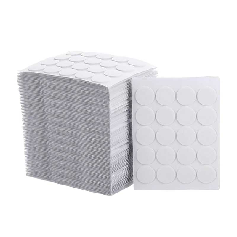 Adesivo biadesivo per stoppino di candela, 1,5 cm, 20 pz