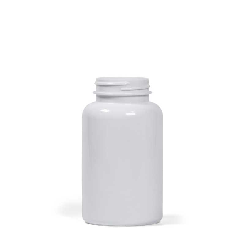 Contenitore di plastica per compresse, bianco, 250 ml