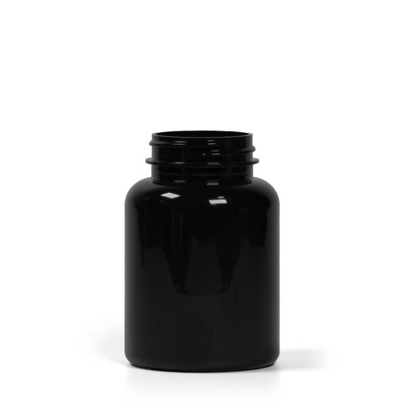 Contenitore in plastica per pillole, nero, 200 ml