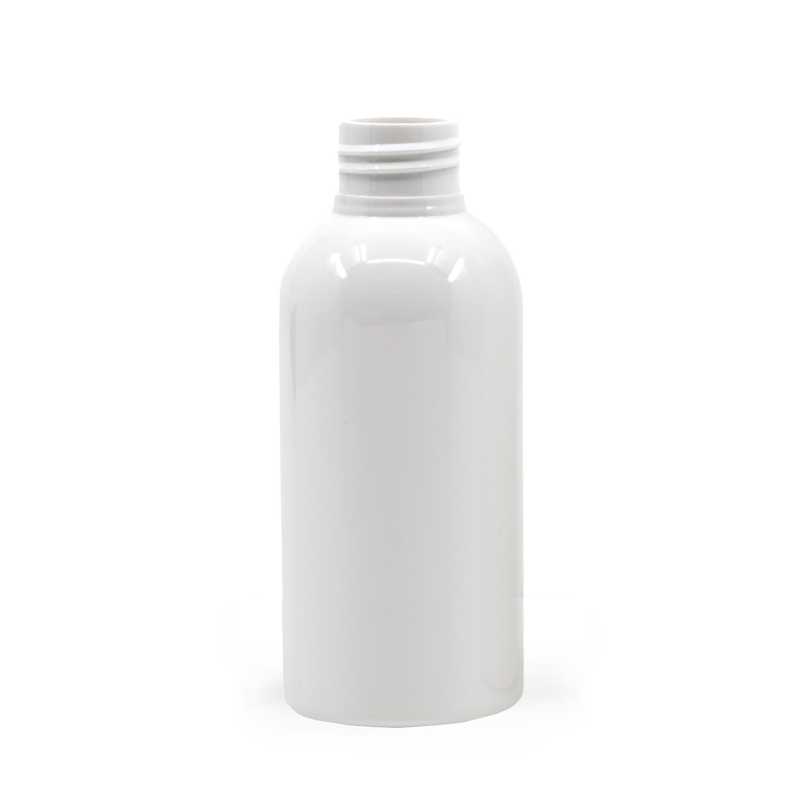 Bottiglia di plastica bianca, 150 ml, senza chiusura