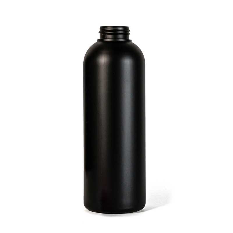 Bottiglia in plastica, nera, 1 l