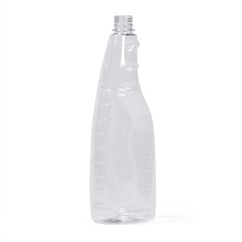 Bottiglia di plastica trasparente per detergente, 1 l