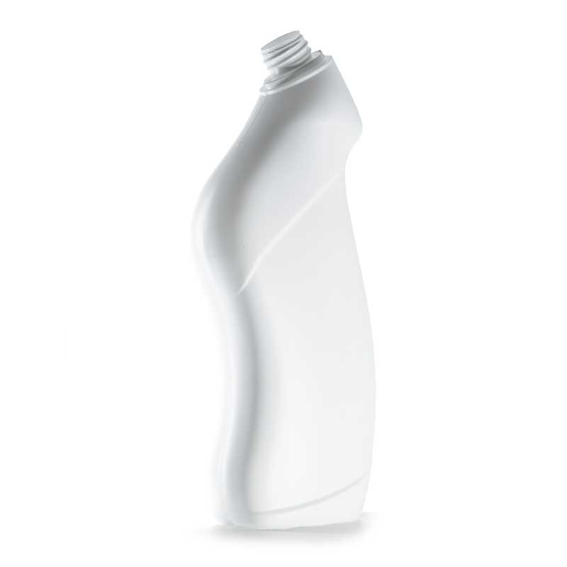Bottiglia in plastica, detergente per WC, bianca, 750 ml