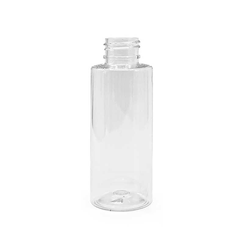 Flacone di plastica trasparente, 100 ml, collo 24/410