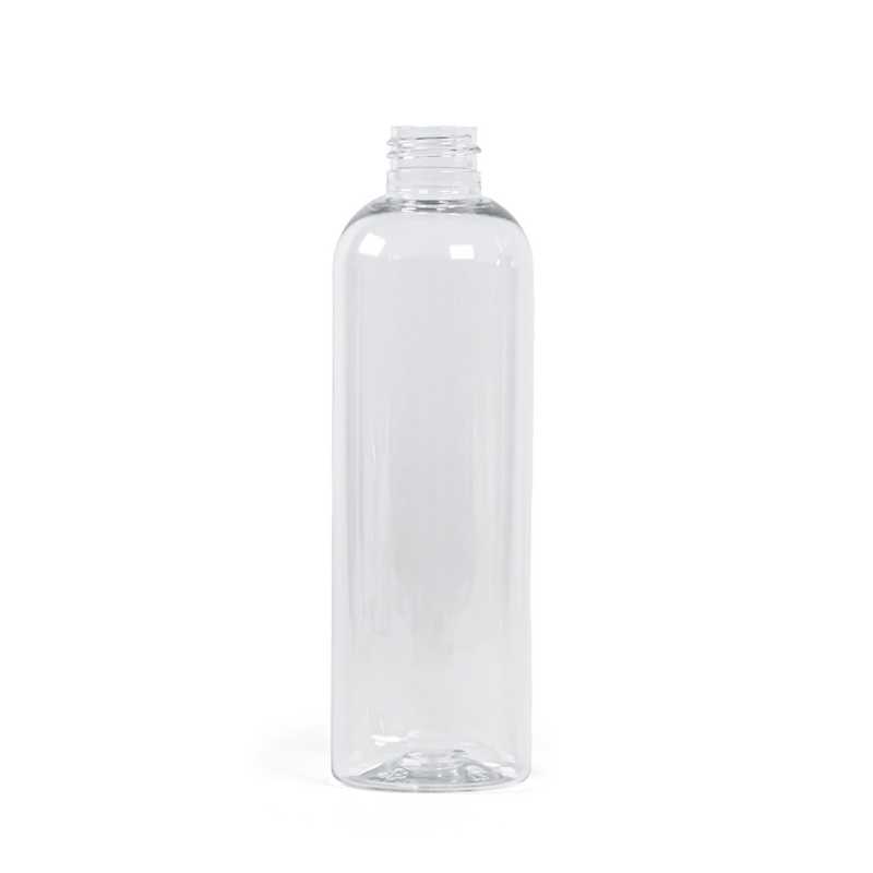 Bottiglia di plastica trasparente, 24/410, 250 ml