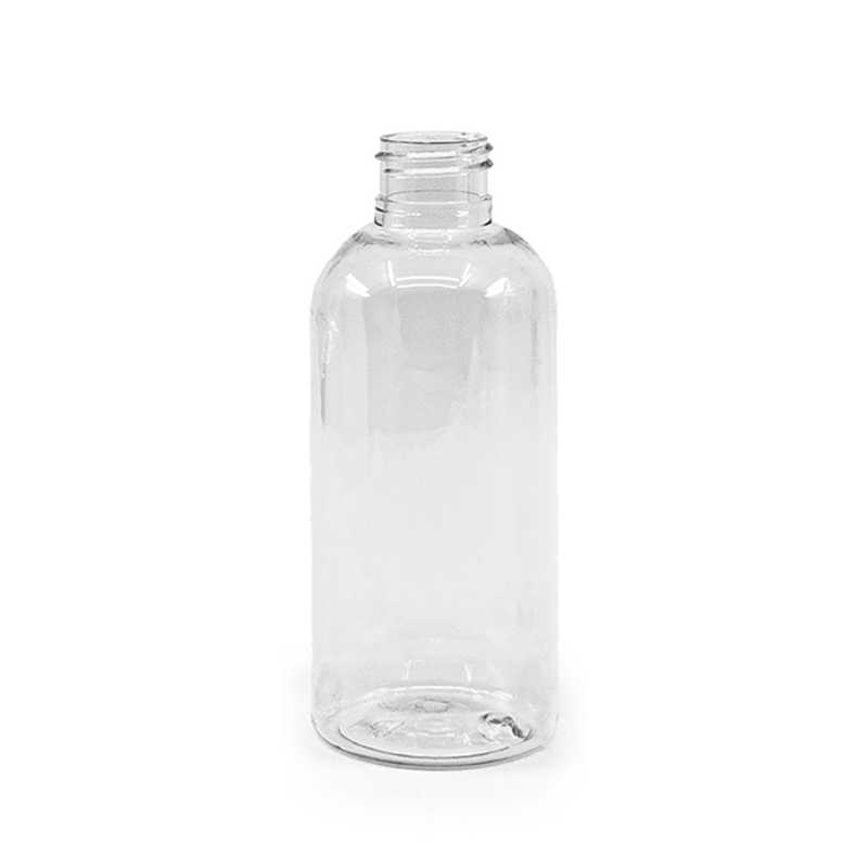 Bottiglia di plastica trasparente, 150 ml, senza chiusura