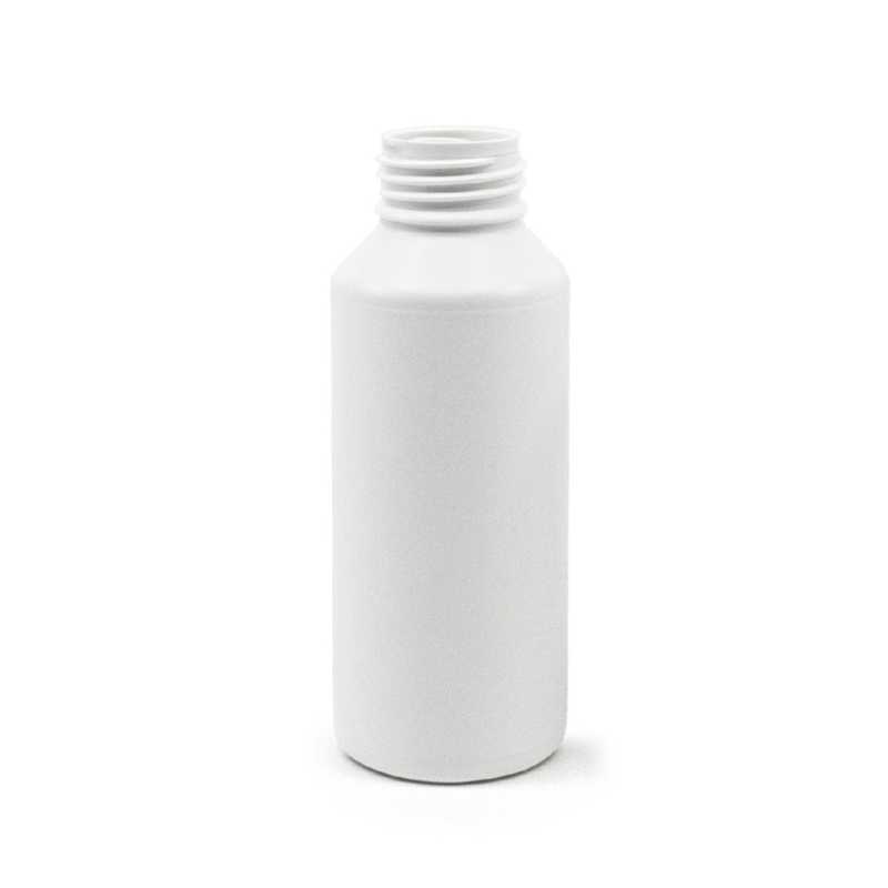 Flacone di plastica HDPE bianco 28/410, 100 ml