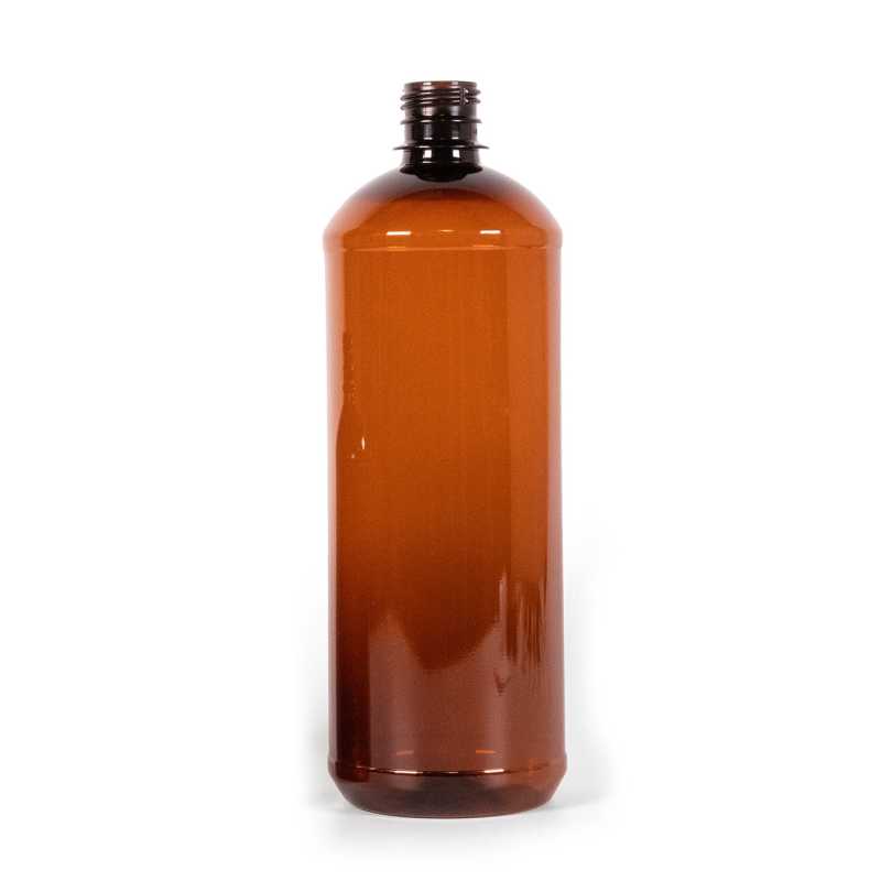 Bottiglia di plastica marrone, 1000 ml