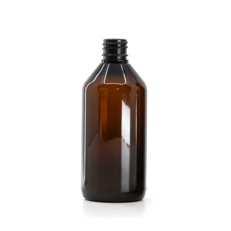 Bottiglia in plastica, ambra, 115 ml