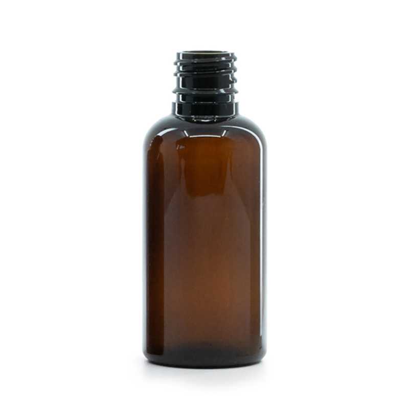 Bottiglia, plastica, ambra, 50 ml