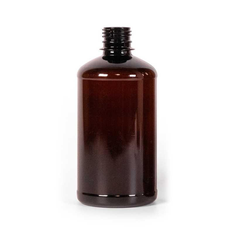 Bottiglia di plastica marrone, 500 ml