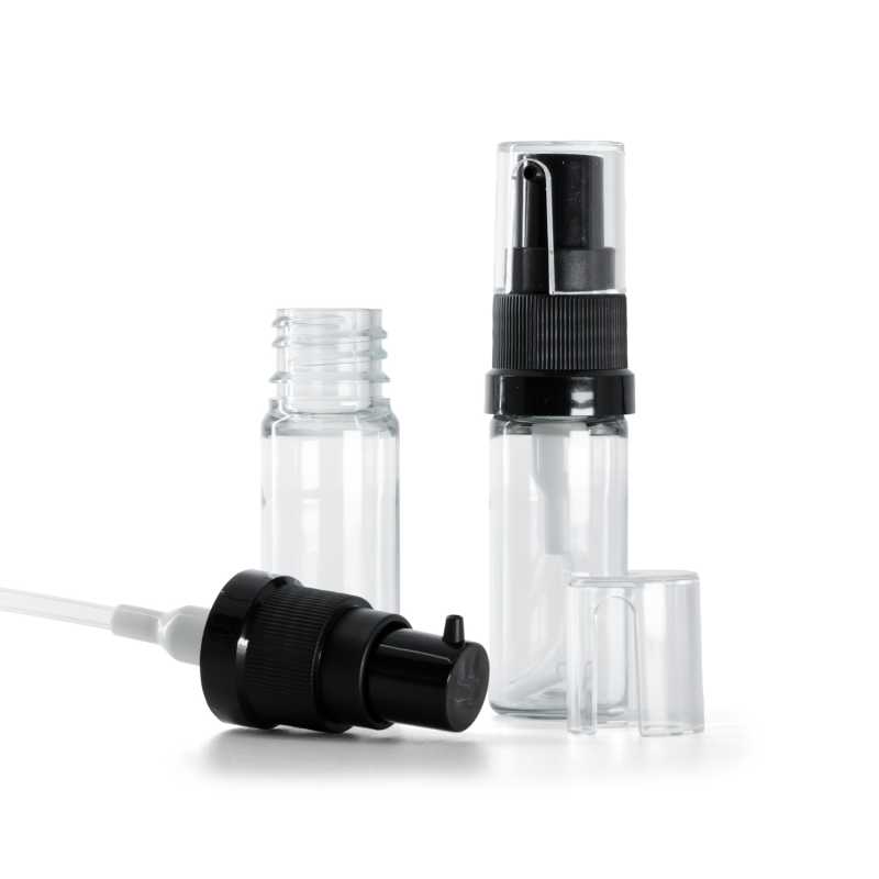 Bottiglia in plastica, dosatore per olio, trasparente, 10 ml