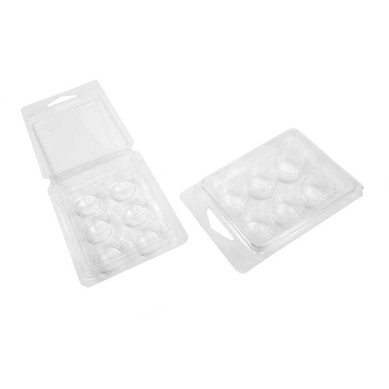Contenitori in plastica per cere profumate, tondi, 10 pezzi
