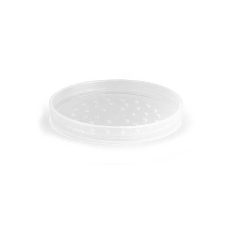 Filtro in plastica trasparente per vasetto da 10 ml, 37 mm