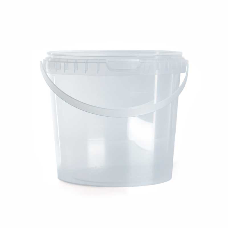 Secchio plastico trasparente 2300 ml
