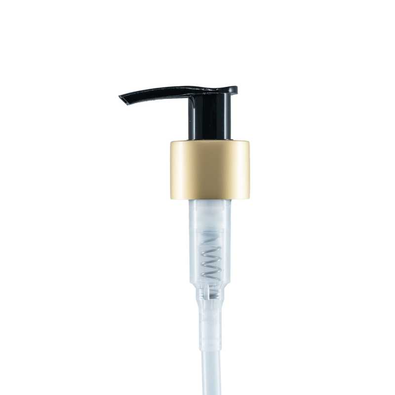 Dispenser, lozione, nero, oro opaco, 24/410, 220 mm