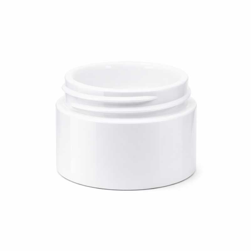 Vasetto di plastica, bianco, 30 ml