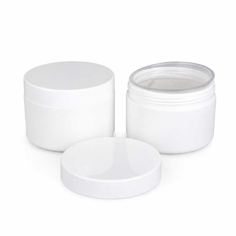 Vasetto in plastica, bianco, 250 ml