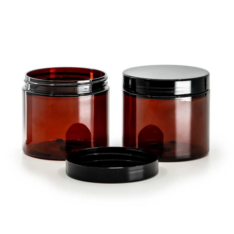 Vaso, plastica, ambra, 200 ml