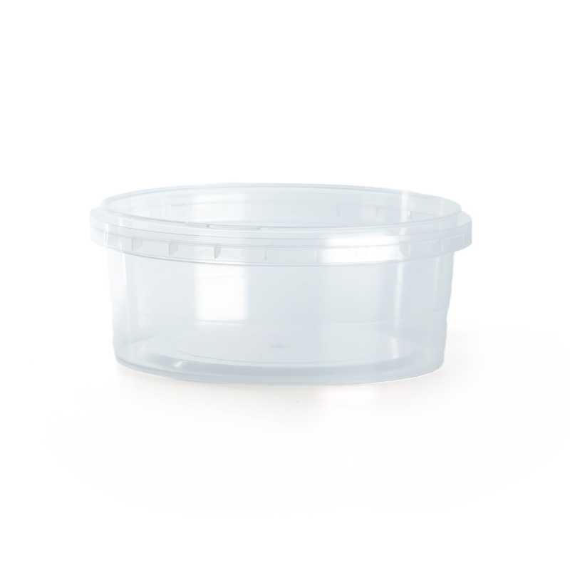 Contenitore in plastica, trasparente, 150 ml