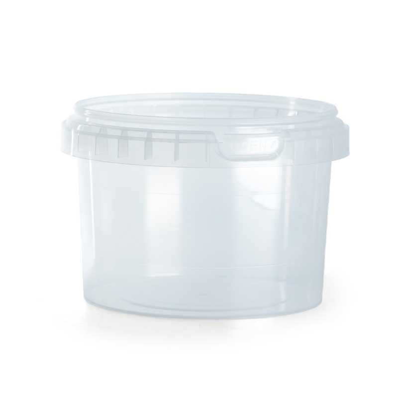 Contenitore plastico trasparente, 550 ml